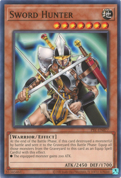 Sword Hunter (25th Anniversary) [PSV-EN077] Common - for just $0.10! 