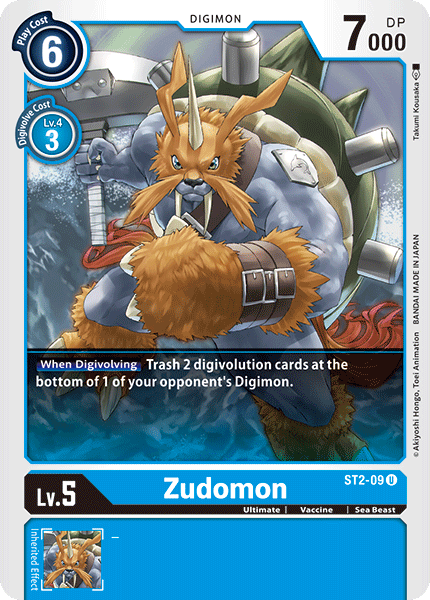 Zudomon [ST2-09] [Starter Deck: Cocytus Blue] - Just $0.09! Shop now at Retro Gaming of Denver