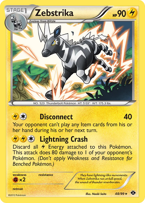 Zebstrika (48/99) [Black & White: Next Destinies] - for just $0.25! 