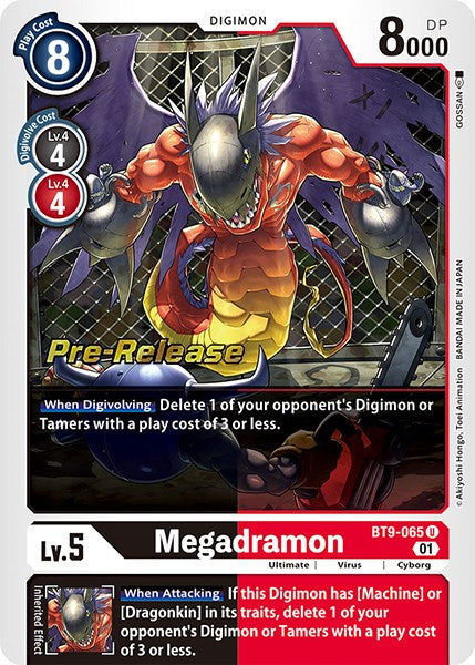 Megadramon [BT9-065] [X Record Pre-Release Promos] - Just $2.10! Shop now at Retro Gaming of Denver