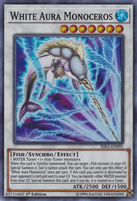 White Aura Monoceros [RIRA-EN095] Super Rare - for just $0.20! 