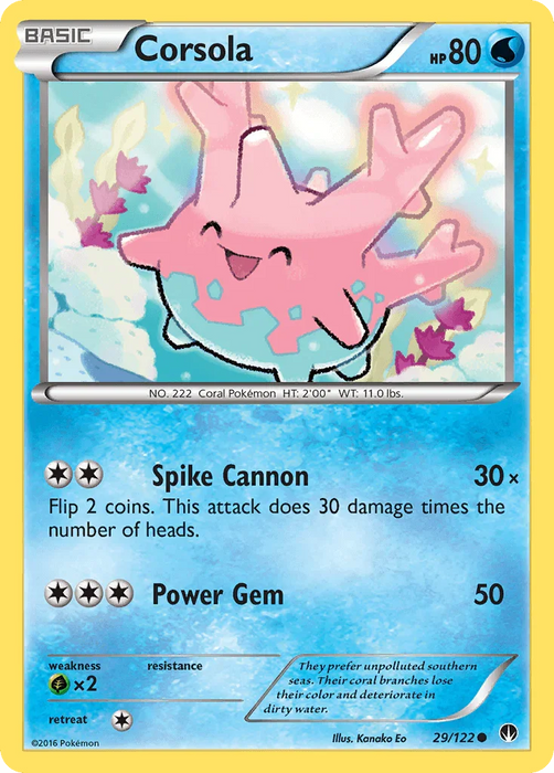 Corsola (29/122) [XY: BREAKpoint] - for just $0.10! 