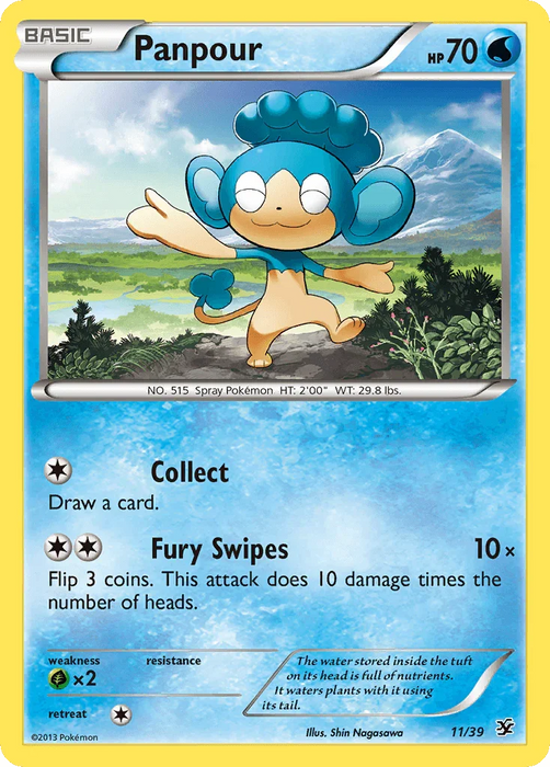 Panpour (11/39) [XY: Kalos Starter Set] - for just $0.35! 