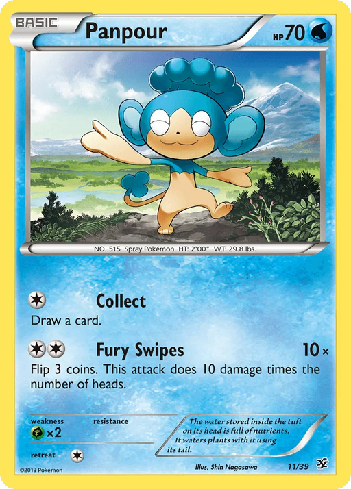 Panpour (11/39) [XY: Kalos Starter Set] - for just $0.35! 