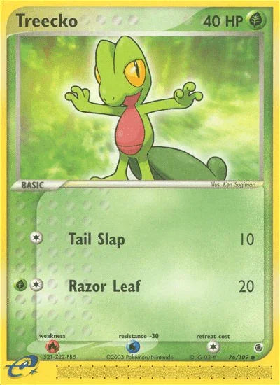 Treecko (76/109) [EX: Ruby & Sapphire] - for just $0.80! 