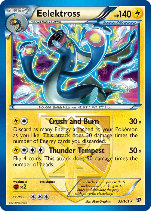 Eelektross (33/101) [Black & White: Plasma Blast] - for just $0.70! 