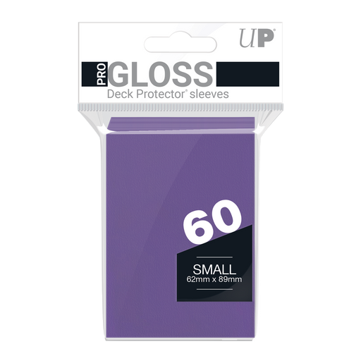 Ultra PRO: Small 60ct Sleeves - PRO-Gloss (Purple) - Just $0! Shop now at Retro Gaming of Denver