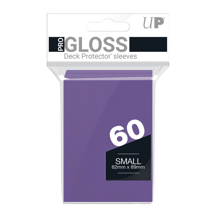 Ultra PRO: Small 60ct Sleeves - PRO-Gloss (Purple) - Just $0! Shop now at Retro Gaming of Denver