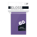 Ultra PRO: Small 60ct Sleeves - PRO-Gloss (Purple) - Just $0! Shop now at Retro Gaming of Denver