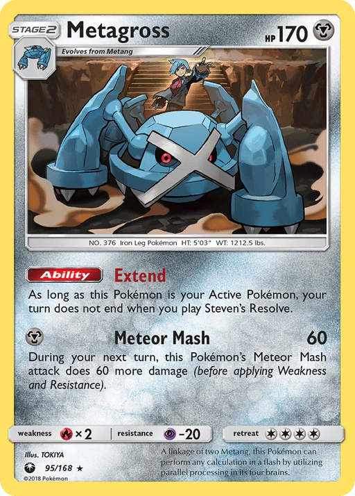 Metagross (95/168) [Sun & Moon: Celestial Storm] - for just $0.55! 