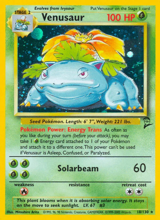 Venusaur (18/130) [Base Set 2] - for just $39.80! 