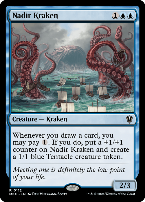 Nadir Kraken (MKC-112) - Murders at Karlov Manor Commander - for just $0.10! 