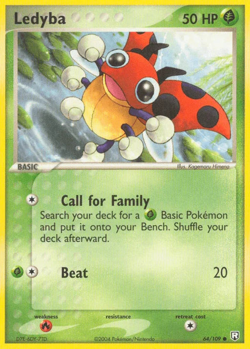 Ledyba (64/109) [EX: Team Rocket Returns] - for just $0.35! 
