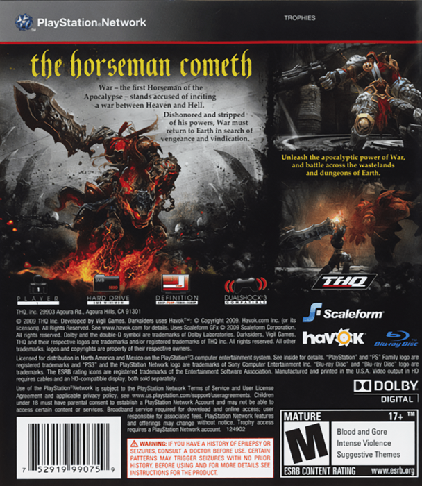Darksiders – PlayStation 3 (PS3) - for just $7.99! 