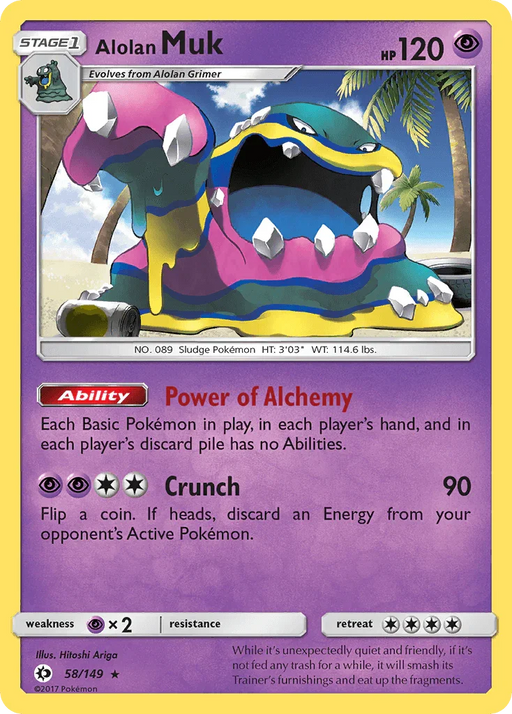 Alolan Muk (58/149) [Sun & Moon: Base Set] - for just $0.40! 