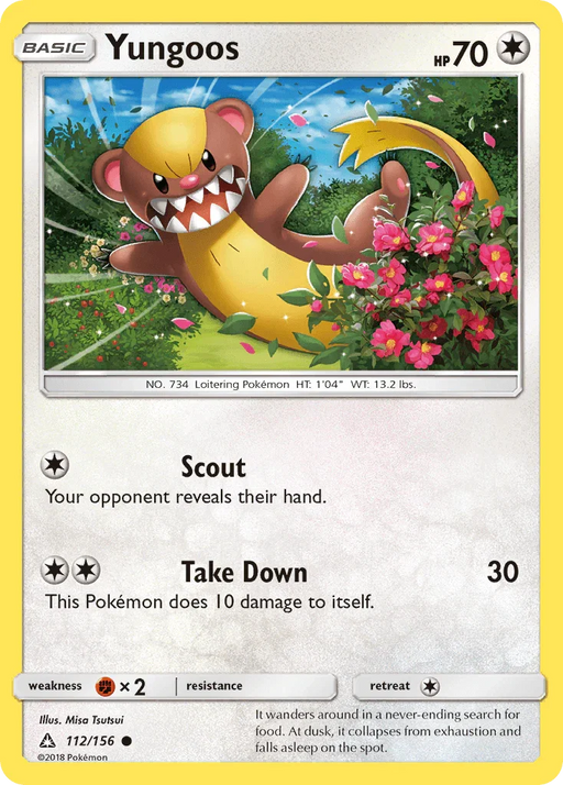 Yungoos (112/156) [Sun & Moon: Ultra Prism] - for just $0.10! 