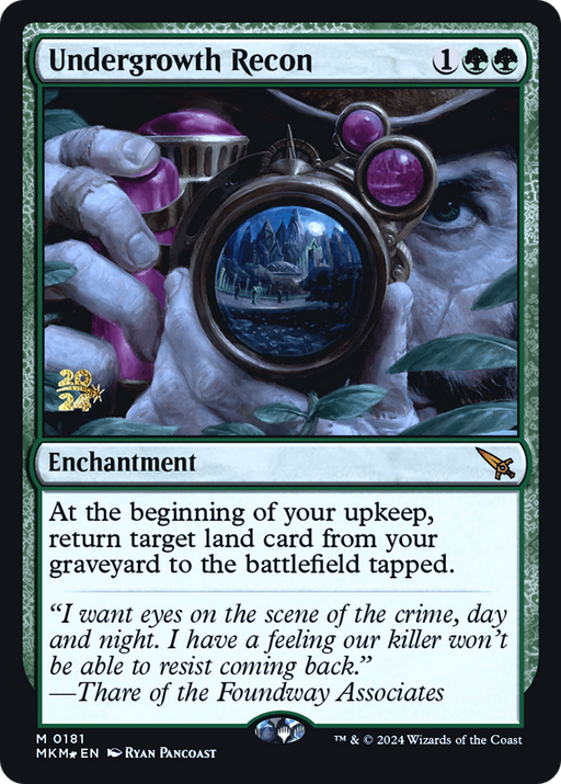 Undergrowth Recon (PRE-181) - Murders at Karlov Manor Promos Foil - for just $1.57! 