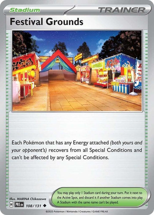 Festival Grounds (108/131) [Scarlet & Violet: Prismatic Evolutions] - for just $0.10! 
