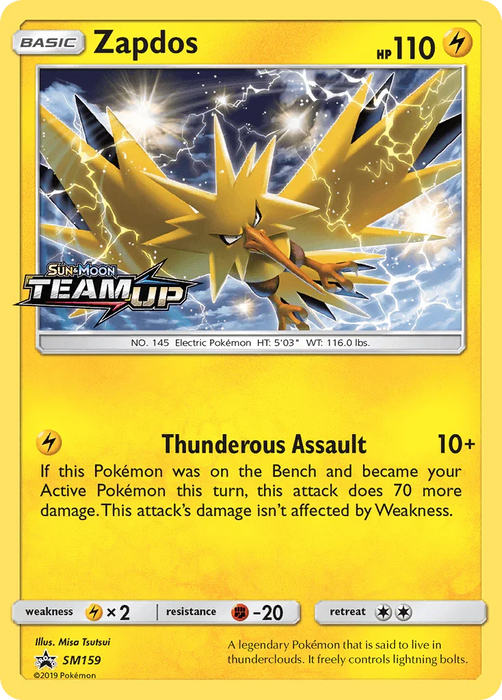 Zapdos (SM159) [Sun & Moon: Black Star Promos] - for just $7.25! 