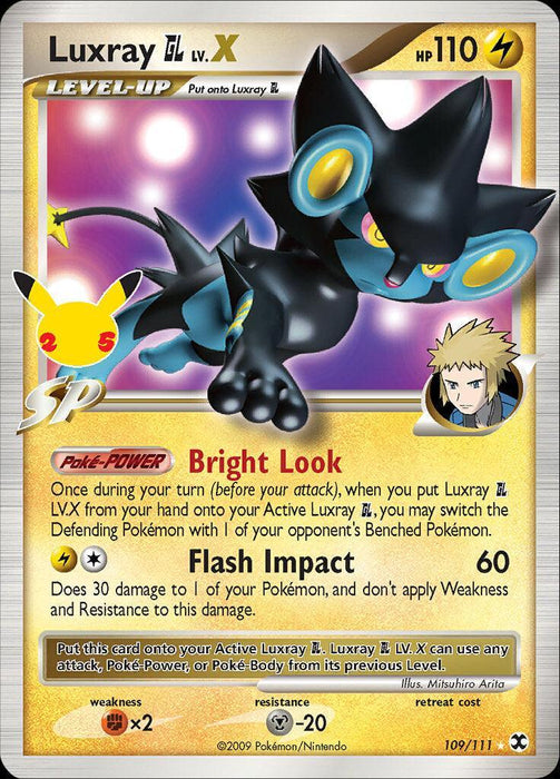 Luxray GL LV.X (109/111) [Celebrations: 25th Anniversary - Classic Collection] - for just $1.55! 