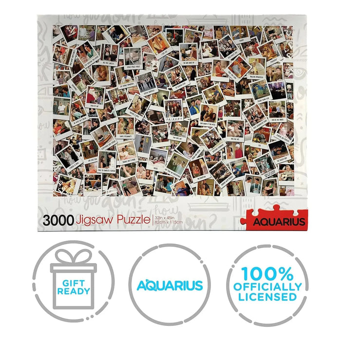 Friends Photo Collage 3000 Piece Jigsaw Puzzle Aquarius - for just $39.99! 