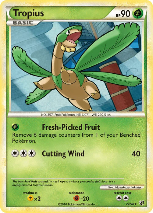 Tropius (22/90) [HeartGold & SoulSilver: Undaunted] - for just $0.30! 