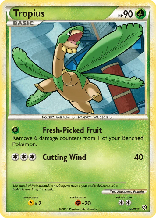 Tropius (22/90) [HeartGold & SoulSilver: Undaunted] - for just $0.35! 