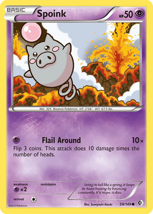 Spoink (59/149) [Black & White: Boundaries Crossed] - for just $0.15! 