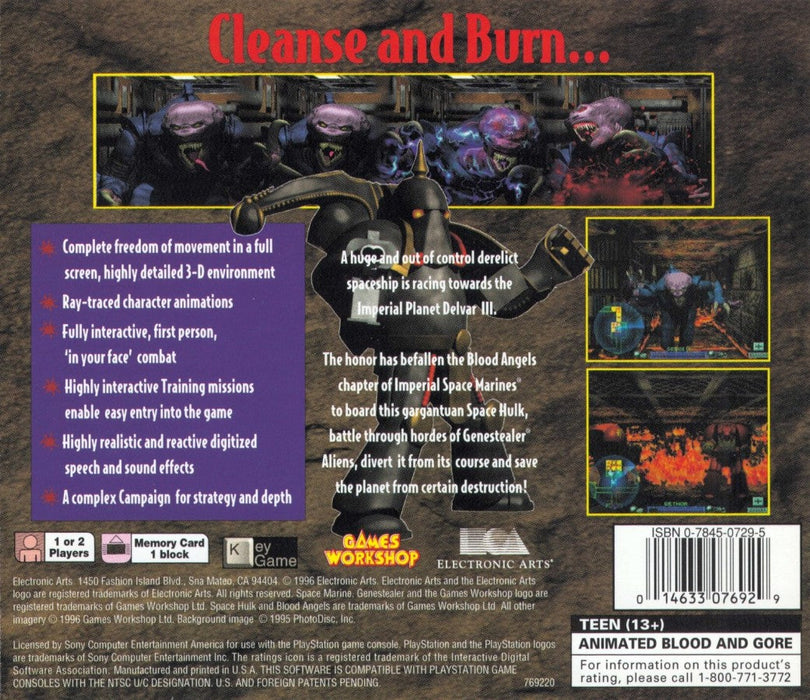 Space Hulk: Vengeance of the Blood Angels – PlayStation 1 (PS1) - for just $0! 