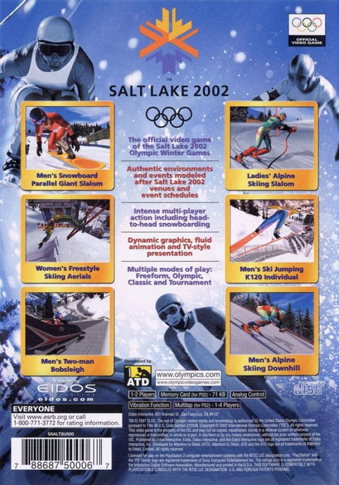 Salt Lake 2002 – PlayStation 2 (PS2) - for just $3.99! 