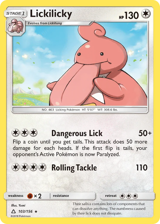 Lickilicky (103/156) [Sun & Moon: Ultra Prism] - for just $0.20! 