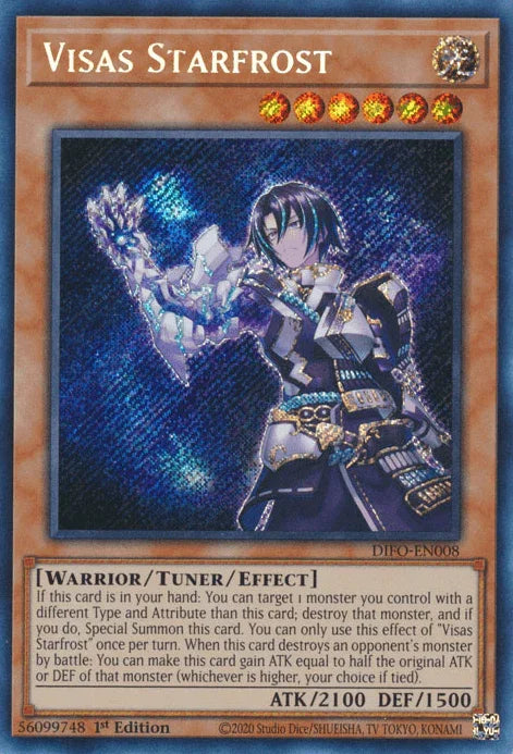 Visas Starfrost [DIFO-EN008] Secret Rare - for just $0.20! 