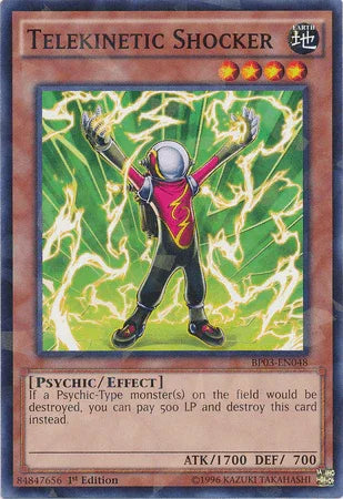 Telekinetic Shocker [BP03-EN048] Shatterfoil Rare - for just $0.15! 