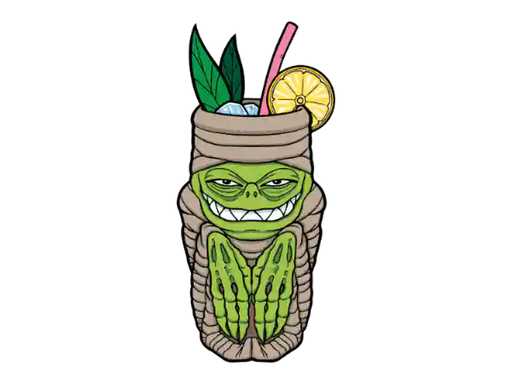 Biggs Tiki: Rummy Mummy Vinyl Sticker - for just $5! 
