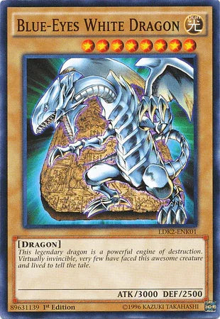 Blue-Eyes White Dragon (Version 4) [LDK2-ENK01] Common - for just $0.10! 