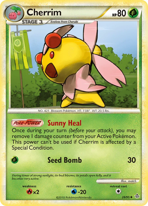 Cherrim (28/95) [HeartGold & SoulSilver: Unleashed] - for just $0.25! 