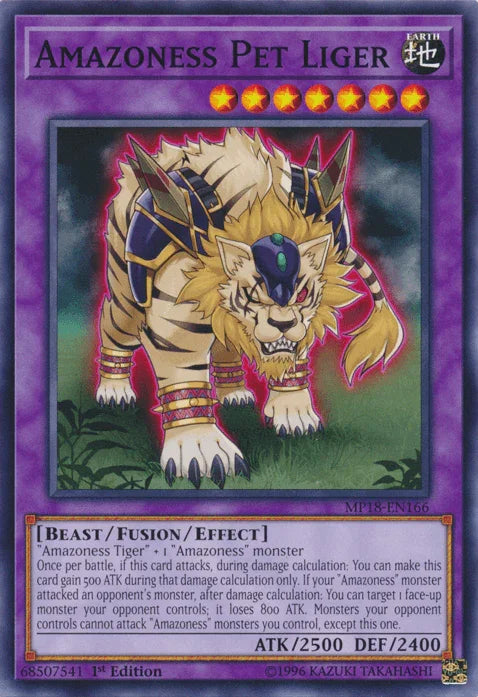 Amazoness Pet Liger [MP18-EN166] Common - for just $0.15! 