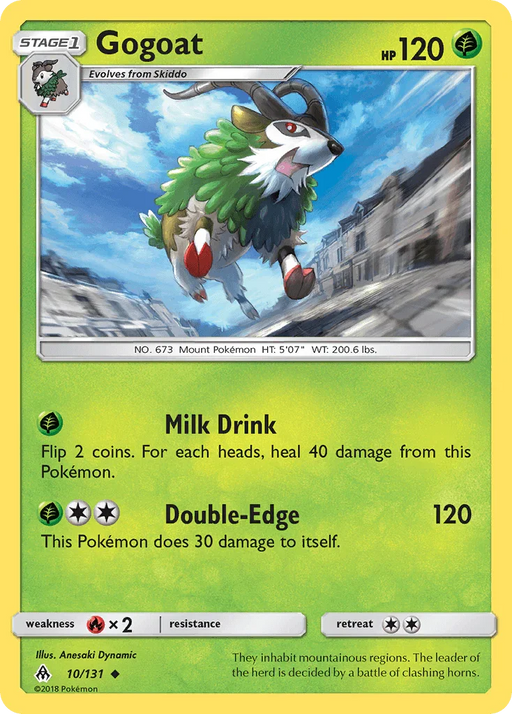 Gogoat (10/131) [Sun & Moon: Forbidden Light] - for just $0.10! 