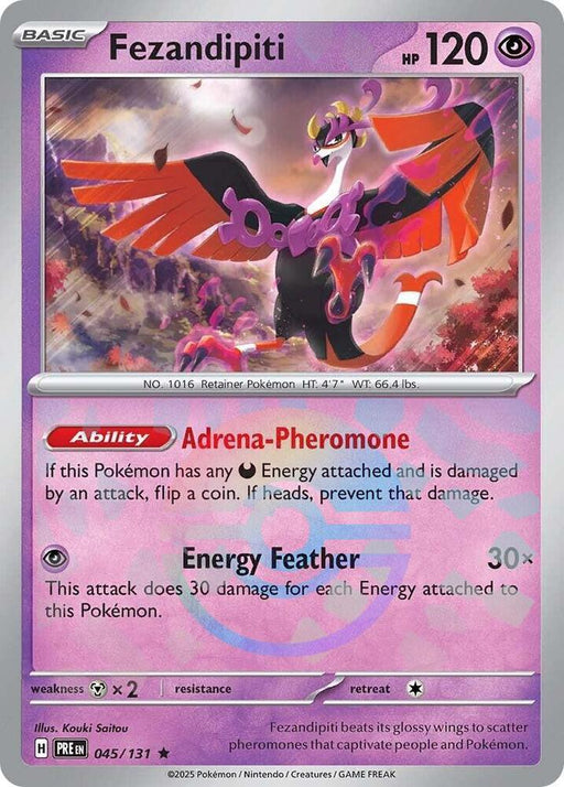 Fezandipiti (045/131) (Poke Ball Pattern) [Scarlet & Violet: Prismatic Evolutions] - for just $0.10! 
