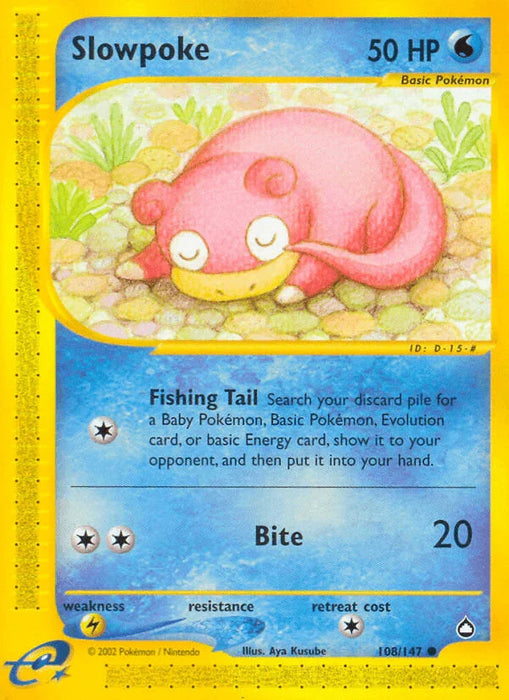 Slowpoke (108/147) [Aquapolis] - for just $10! 