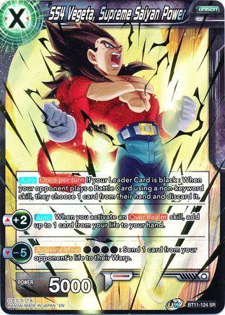 SS4 Vegeta, Supreme Saiyan Power (BT11-124) [Vermilion Bloodline] - for just $0.20! 