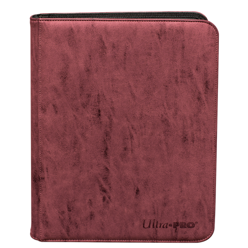 Ultra PRO: 9-Pocket Premium Zippered PRO-Binder - Suede Collection (Ruby) - Just $0! Shop now at Retro Gaming of Denver