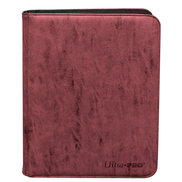 Ultra PRO: 9-Pocket Premium Zippered PRO-Binder - Suede Collection (Ruby) - Just $0! Shop now at Retro Gaming of Denver