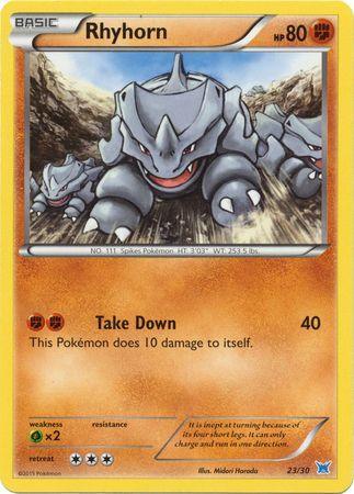 Rhyhorn (23/30) [XY: Trainer Kit 2 - Latios] - for just $0.15! 
