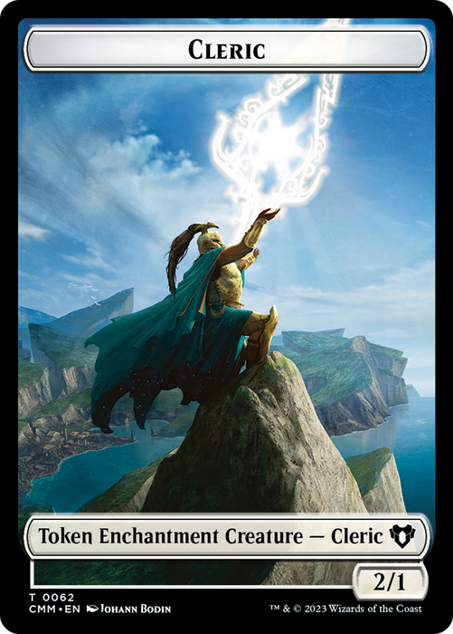 Elf Warrior // Cleric Double-Sided Token [Commander Masters Tokens] - for just $0.15! 