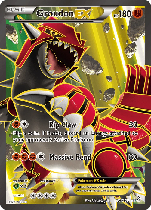 Groudon EX (150/160) [XY: Primal Clash] - for just $43.10! 