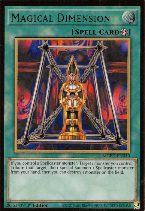 Magical Dimension [MGED-EN040] Gold Rare - for just $0.15! 