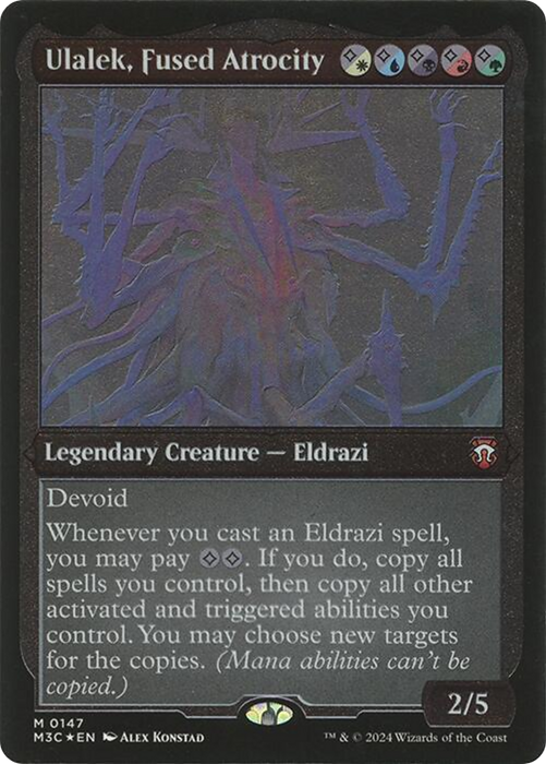 Ulalek, Fused Atrocity (M3C-147) - Modern Horizons 3 Commander Foil - for just $0.08! 
