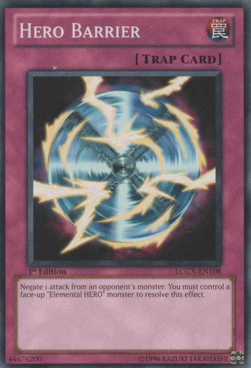 Hero Barrier [LCGX-EN108] Common - for just $0.20! 