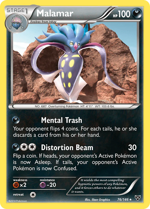 Malamar (76/146) [XY: Base Set] - for just $0.15! 